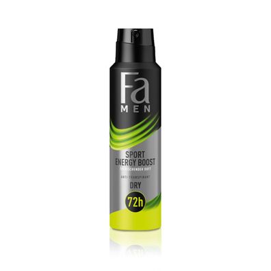 FA MEN Deo Sport Energy Boost Anti Transpirant Spray 72h 150ml