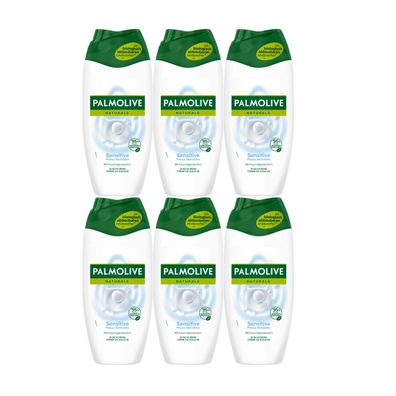 Palmolive Naturals Senitive Cremedusche rein natürlich 250ml 6er Pack