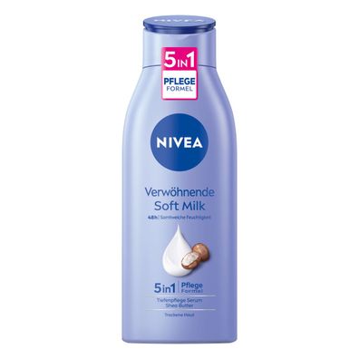 Nivea Körpermilch soft 5in1 Pflegeformel samtweiche Feuchtigkeit 400ml