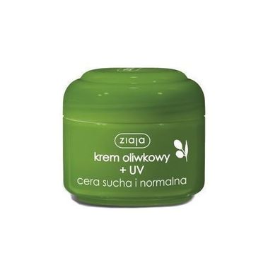 Ziaja Olivenöl Gesichtscreme mit UV-Schutz fér trockene und normale Haut, 50 ml