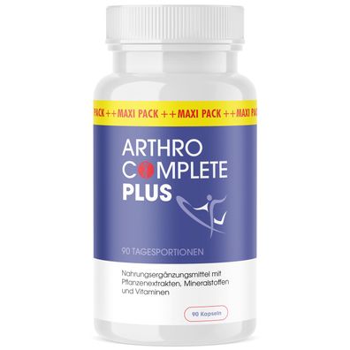 Arthro Complete Plus | mit wertvollen Inhaltsstoffen | 90 Tagesportionen