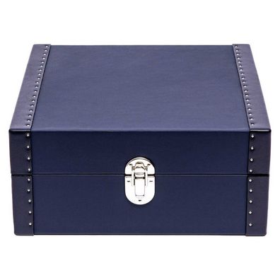 Rapport London - L321 - Uhrenbox - für 6 Uhren - blau - Kensington