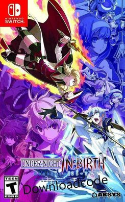 NEU Under Night In-Birth Exe: ate Nintendo Switch Spiel Game Downloade Code 24h