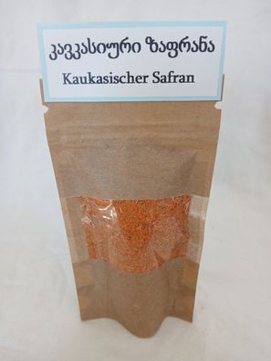 Kaukasischer Safran - gemahlen - 15 gr. Beutel - Wiederverschließbar - Georgien