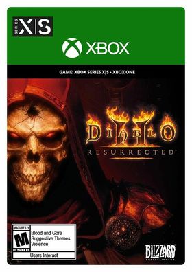 NEU für Xbox One Series X S Spiel Diablo 2 Resurrected Game Key Download Code