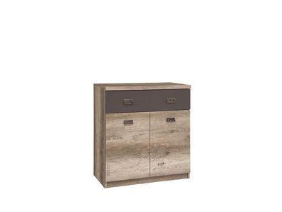 Kommode mit Schubladen Malcolm - Schubladenschrank - Sideboard - Braun