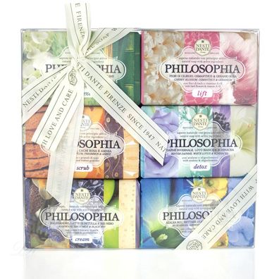 Nesti Dante Seifen Geschenk-Set Philosophia Collection (6 x 150 g)