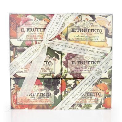 Nesti Dante Seifen Geschenk-Set Il Fruttetto Collection (6x 150g)