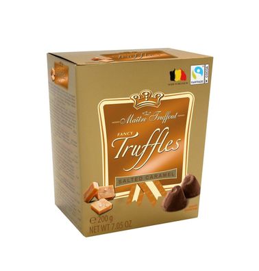 Maitre Truffout Fancy Gold Truffles gesalzenes Karamell 200g