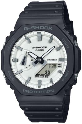 Casio G-Shock Classic Ana-Digi Armbanduhr Schwarz/Weiß GA-2100WD-1AER