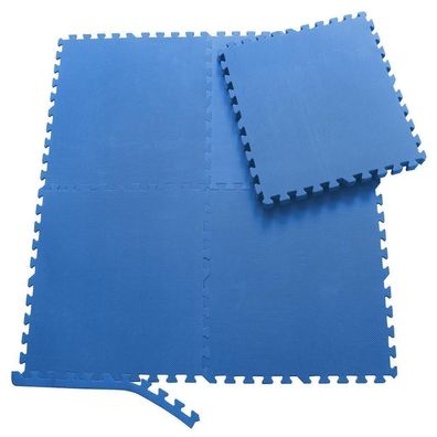 Sporttrend 24® 24 Schutzmatten + 48 Randstücke Set in Blau 60x60x1cm | 8,64qm |