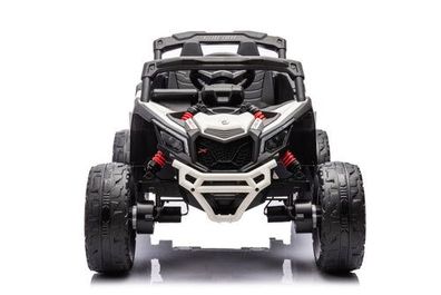 Elektro Kinderauto Buggy Can-am 24V Weiß, VA Reifen, edersitz, usik