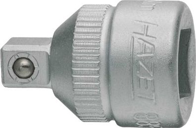 HAZET Adapter 3/8", DIN 3123, ISO 3316, Chrom Vana 3/8" auf 1/4",