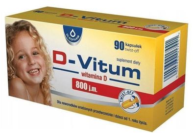 D-Vitum Vitamin D 800 I.E. â?? 90 Kapseln