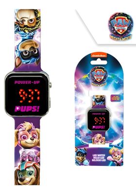 Paw Patrol Digital Uhr für Kinder Polyesterarmband im Bunt