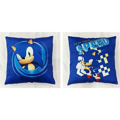 Sonic Dekokissen Velboa – Perfektes Couchkissen für Kinder & Erwachsene (1 Stück)