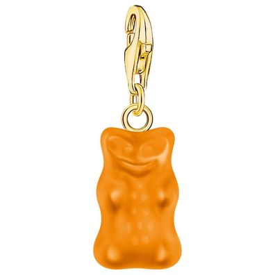 Thomas Sabo - 2186-413-8 - Charm-Anhänger - 925er Silber - Damen - Goldbär orange