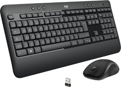 Wireless MK540 Kabellose Tastatur & Maus QWERTZ-Layout mit langlebiger Batterielau