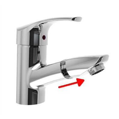 heinrichschulte ascona 1 Waschtischarmatur ausziehbar mit Ablaufgarnitur, 51026