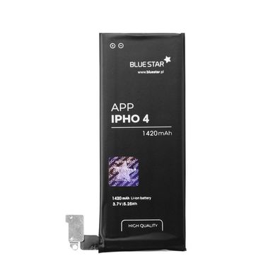 Bluestar Akku Ersatz iPhone 4 1420 mAh Austausch Handy APN 616-0513