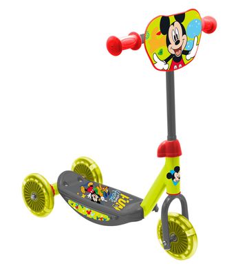 Disney Mickey 3-Rad Baby Scooter, Verstellbar, Mit Rutschfester Plattform