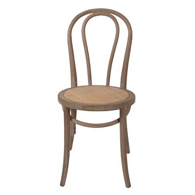 Clayre & Eef Esszimmerstuhl 42x42x88 cm Braun Holz (Gr. 42x42x88 cm)