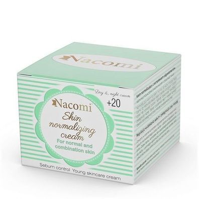 Nacomi Normalisierende Creme 20 + , 50 ml