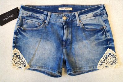 MAVI EMILY Hot Pants Damen Jeansshorts Mid Rise W29, 30 Stretch blau 59,95€ NEU