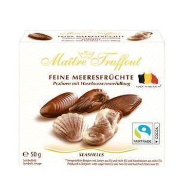 Maitre Truffout Belgische Muscheln Pralinen 50 g