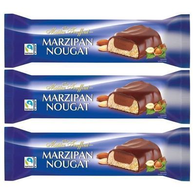 Maitre Truffout Marzipan-Nougat 3x75 g - Feine Süßigkeit aus Deutschland