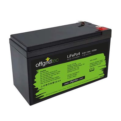 Offgridtec LifePo4 Akku 12/8 12,8V 8Ah BMS integriert 103Wh