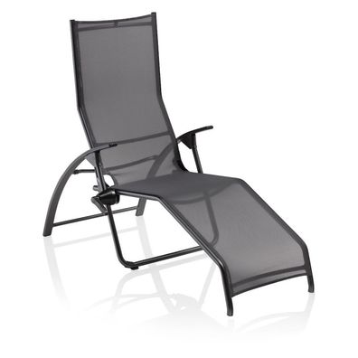 Kettler Bäderliege Tampa Aluminium anthrazit/Outdoorgewebe anthrazit ergonomische So