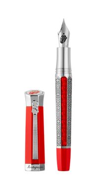 Montegrappa Rolling Stones Legacy 1962 Scarlet ", Füllfederhalter, Feder