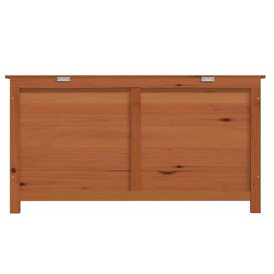 Outdoor-Kissenbox Braun 100x50x56 cm Massivholz Tanne