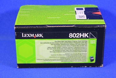 Lexmark 802HK 80C2HK0 Toner Black -A