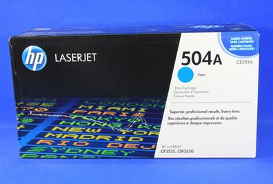 HP CE251A HP504A Toner Cyan CP3525 / CM3530 -B