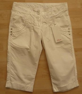 s. Oliver GWEN Mädchen Caprihose Gr. 146 Regular weiß NEU