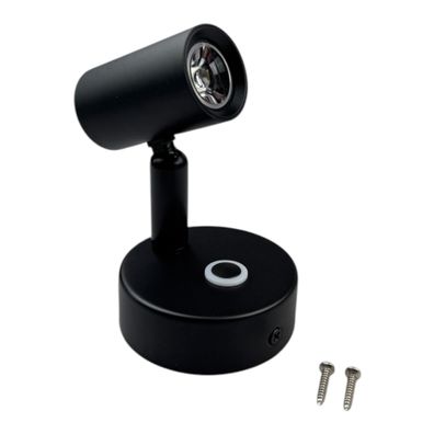 Felino LED Aufbau-Spot mit USB-C, 270° drehbar, 70° schwenkbar, Touch-Dimmfunktion