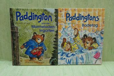 2x Michael Bond Paddington Badetag Marmeladen-Irrgarten EA Riesenrad