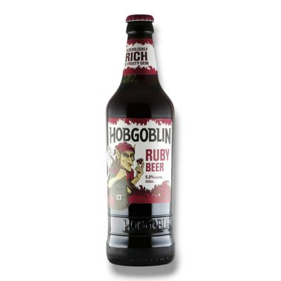 6 x Wychwood Hobgoblin Ruby Beer 0,5l- Das legendäre Bier der Wychwood Brauerei