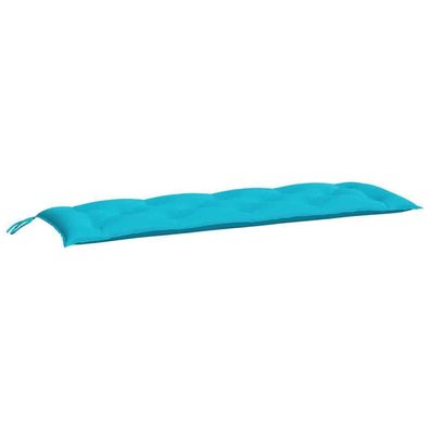 Gartenbank-Auflagen 2-tlg. Türkis 150x50x7 cm Stoff