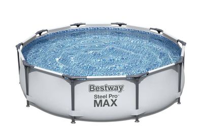 Bestway Steel Pro MAX Frame Pool mit Poolpumpe