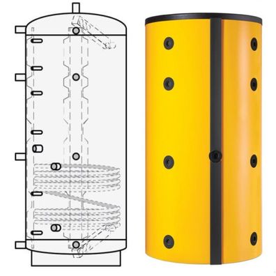 ETA Schichtpufferspeicher SPS 600 Solarregister Isolierung Neodul Plus Puffer