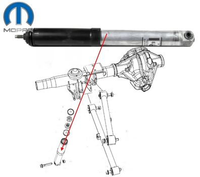 Stoßdämpfer HA RAM 1500 DT (mit Luftfahrwerk) STÜCK