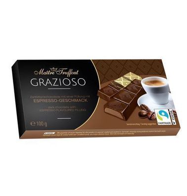 Maitre Truffout Grazioso Espresso Pralinen 100 g aus Deutschland