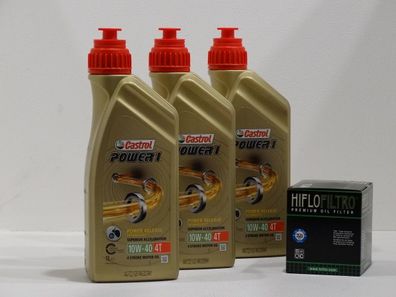 Suzuki GS 500 E/EU/F Bj:03-10, 3 Ltr. Castrol 10W40, l- u. Ölfilter