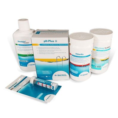 Pool Chlor Starter-Set für Pool, 5-teilig, Wasserpflege