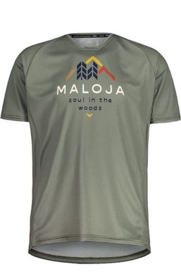 Maloja Herren Shirt SchwarzerleM salvia grün