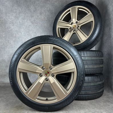 Sommerräder Cayenne E3-2 22" Original Exclusive Design Felgen 9YA NEU Neodyme