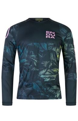 Endura Herren Radtrikot Tropical Print grau